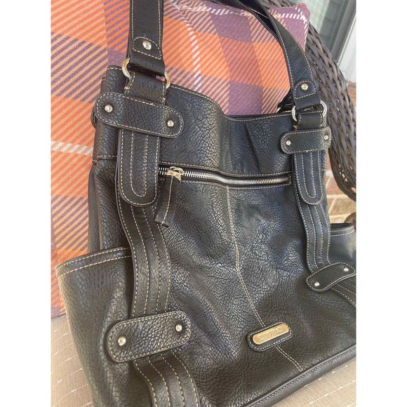 Ellen Tracy Bags Genuine Black Leather Ellen Tracy Purse Poshmark